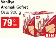 OSLO VANİLYA AROMALI GOFRET 900 G